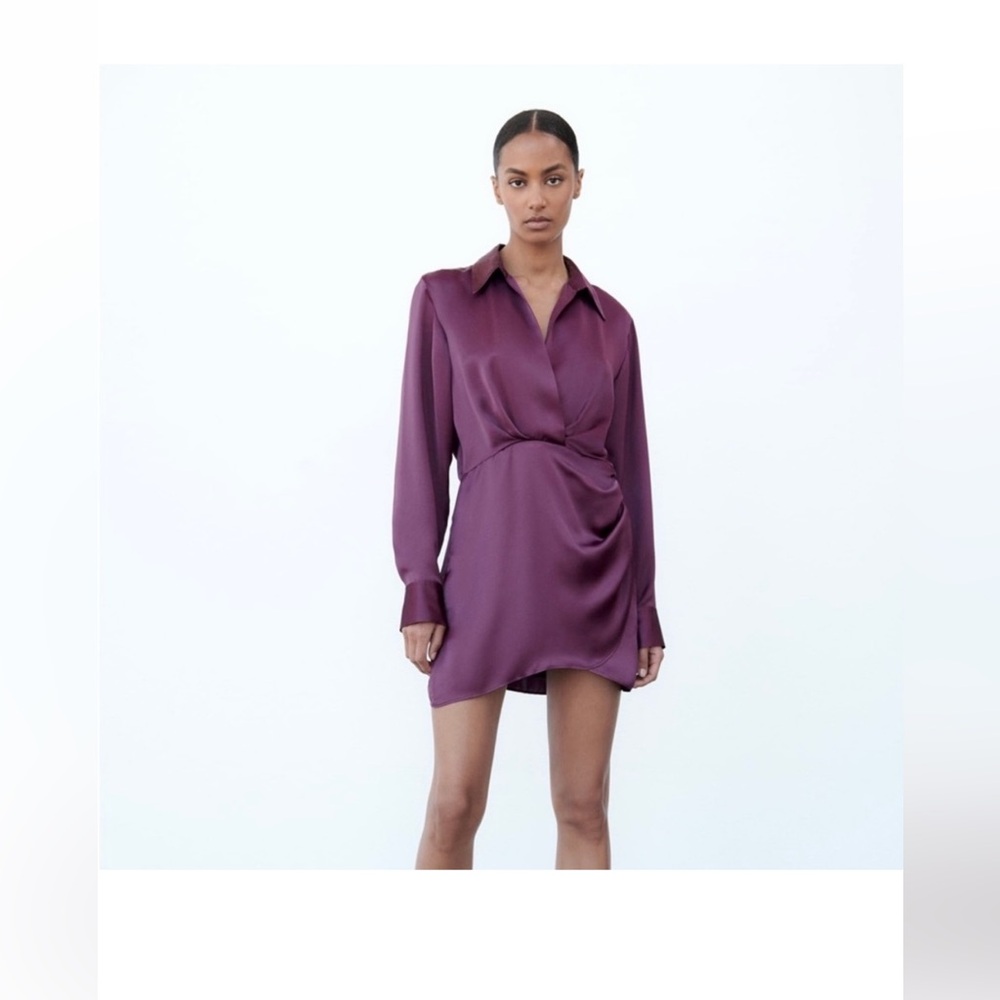 Elegant Purple Women's Dress
